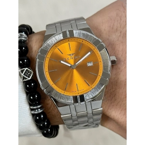 Ferro Gümüş Çelik Kordon Erkek Kol Saati F11484A-A12 3ATM Su Geçirmez 2 Yıl Garantili HediyePaketli