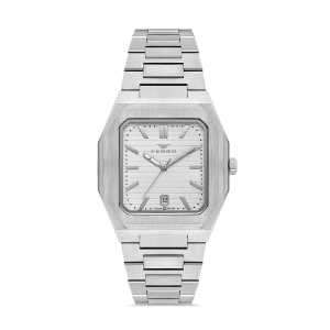 Ferro Gümüş Çelik Kordon Erkek Kol Saati F11653AWT-A 3ATM Su Geçirmez 2 Yıl Garantili HediyePaketli