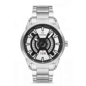 Ferro Silver Stainless Steel Band Man Watch F1984A-A2