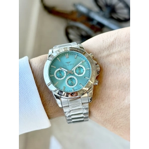 Ferro Gümüş Çelik Kordon Erkek Kol Saati FM11468AWT-A15 Fonksiyonları Aktif 3ATM Su Geçirmez