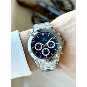 Ferro Gümüş Çelik Kordon Erkek Kol Saati FM11468AWT-A3 Fonksiyonları Aktif 3ATM Su Geçirmez