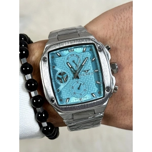 Ferro Gümüş Çelik Kordon Erkek Kol Saati FM11485A-A15 Fonksiyonları Aktif 3ATM Su Geçirmez