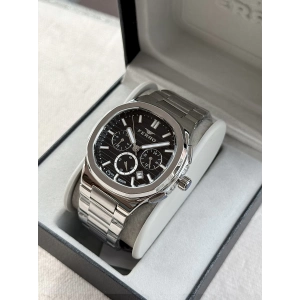 Ferro Gümüş Çelik Kordon Erkek Kol Saati FM11499A-A2 Fonksiyonları Aktif 3ATM Su Geçirmez