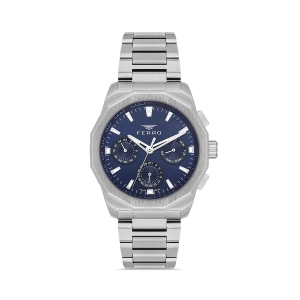 Ferro Gümüş Çelik Kordon Erkek Kol Saati FM11520AWT-L3