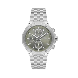 Ferro Gümüş Çelik kordon Erkek Kol Saati FM11544AWT-A4 Fonksiyonları Aktif 3ATM Su Geçirmez