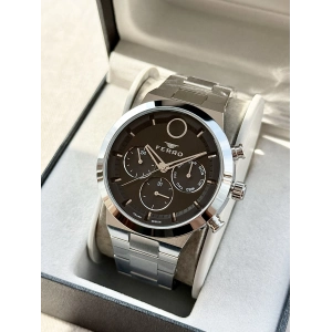 Ferro Gümüş Çelik Kordon Erkek Kol Saati FM11568AWT-A2 Fonksiyonları Aktif 3 ATM Su Geçirmez