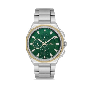 Ferro Gümüş Çelik Kordon Erkek Kol Saati FM11590AWT-D6 Fonksiyonları Aktif 3 ATM Su Geçirmez