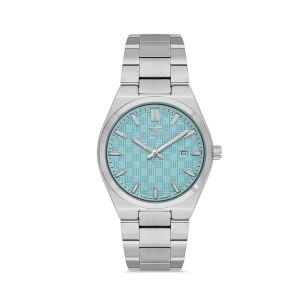 Ferro Gümüş Çelik Kordon Erkek Kol Saati FM11630AWT-A15 Fonksiyonları Aktif 3 ATM Su Geçirmez