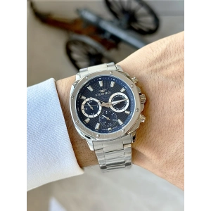 Ferro Gümüş Çelik Kordon Erkek Kol Saati FM11652A-A3 Fonksiyonları Aktif 3 ATM Su Geçirmez