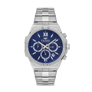 Ferro Gümüş Çelik kordon Erkek Kol Saati FM31356A-A3