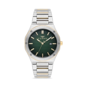 Ferro Gümüş Çelik Kordon Erkek Kol Saati FM40147A-D6