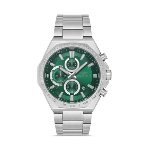 Ferro Gumus Celik Kordon Erkek Kol Saati FM41110A-A6 Tüm Fonksiyonlar Aktif 3 ATM Su Geçirmez