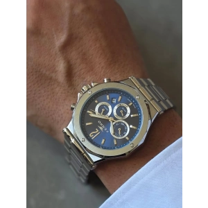 Ferro Gümüş Çelik Kordon Erkek Kol Saati FM43020A-A3 Tüm Fonksiyonlar Aktif 3 ATM Su Geçirmez