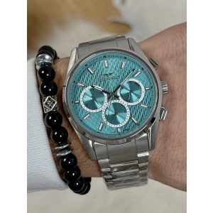 Ferro Gümüş Çelik Kordon Erkek Kol Saati FM43031A-A15 Tüm Fonksiyonlar Aktif 3ATM Su Geçirmez