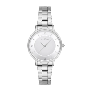 Ferro Gümüş Çelik Kordon Kadın Kol Saati F21099A-A