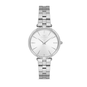 Ferro Gümüş Çelik kordon Kadın Kol Saati F21128A-A