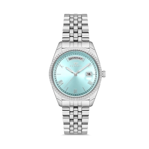 Ferro Gümüş Çelik Kordon Kadın Kol Saati FL21131A-A15 3ATM Su Geçirmez 2 Yıl Garantili HediyePaketli