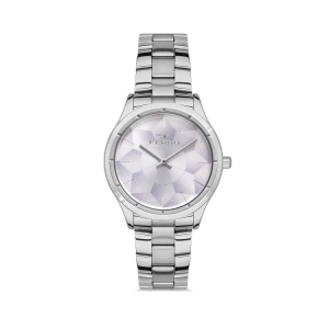 Ferro Silver Steel Strap Womens Wristwatch FL21330A-A