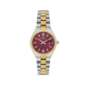 Ferro Gümüş Çelik Kordon Kadın Kol Saati FL21492A-D8 3ATM Su Geçirmez 2 Yıl Garantili HediyePaketli