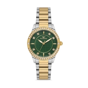 Ferro Gümüş Çelik Kordon Kadın Kol Saati FL21501AWT-D6  3ATM Su Geçirmez 2 Yıl Garantili