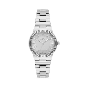 Ferro Gümüş Çelik Kordon Kadın Kol Saati FL21586AWT-A 3ATM Su Geçirmez 2 Yıl Garantili HediyePaketli