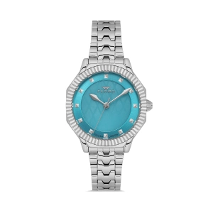 Ferro Gümüş Çelik Kordon Kadın kol Saati FL21632AWT-B2 3ATM Su Geçirmez 2 Yıl Garantili HediyePaket