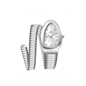 Ferro Gümüş Çelik Kordon Kadın Kol Saati FL40165A-A 3ATM Su Geçirmez 2 Yıl Garantili HediyePaketli