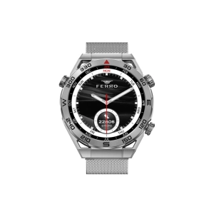 Ferro Gümüş Hasır Kordon Akıllı Kol Saati FSW1115C-A