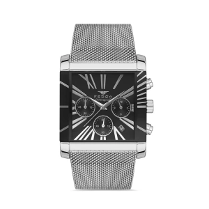 Ferro Silver Mesh Strap Mens Wristwatch FM41292C-A2