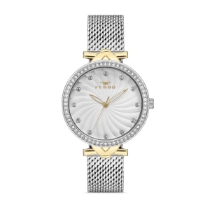 Ferro Gümüş Hasır Kordon Kadın Kol Saati F2665C-D 3ATM Su Geçirmez 2Yıl Garantili HediyePaketli