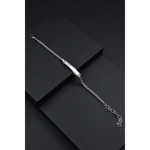 Ferro Gümüş ve Siyah Çelik Erkek Takı FRJ10043-J