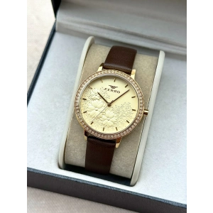 Ferro Kahverengi Deri Kordon Kadın Kol Saati FL21242B-O 3ATM SuGeçirmez 2 YılGarantili HediyePaketli