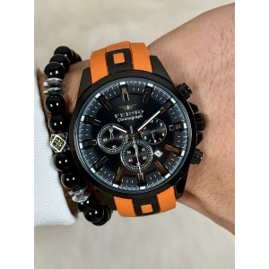 Ferro Green Silicone Band Mens Wristwatch FM31346D-ZK