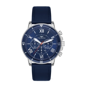 Ferro Lacivert Deri Kordon Erkek Kol Saati FM11243B-L Fonksiyonları Aktif 3ATM SuGeçirmez