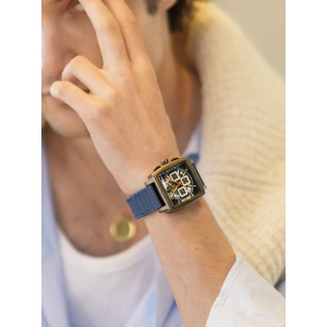 Ferro Lacivert Silikon Kordon Erkek Kol Saati FM11553DWT-L3 Fonksiyonları Aktif 3 ATM Su Geçirmez