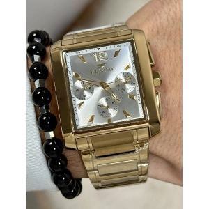 Ferro Sarı Çelik Kordon Erkek Kol Saati FM11465AWT-B Fonksiyonları Aktif 3ATM Su Geçirmez