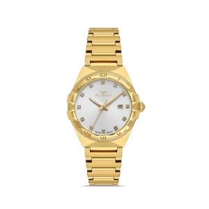 Ferro Sarı Çelik Kordon Kadın Kol Saati FL21472A-B