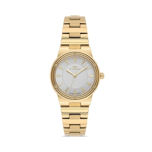 Ferro Sarı Çelik Kordon Kadın Kol Saati FL21586AWT-B