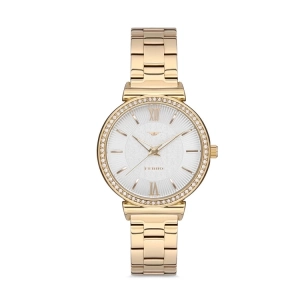 Ferro Sarı Çelik Kordon Kadın Kol Saati FL2994A-1132-B