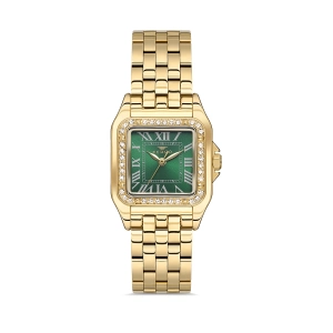 Ferro Sarı Çelik Kordon Kadın Kol Saati FL40112A-B6 3ATM Su Geçirmez 2 Yıl Garantili HediyePaketli