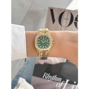 Ferro Sarı Çelik Kordon Kadın Kol Saati FL43008A-B6 3ATM Su Geçirmez 2 Yıl Garantili HediyePaketli