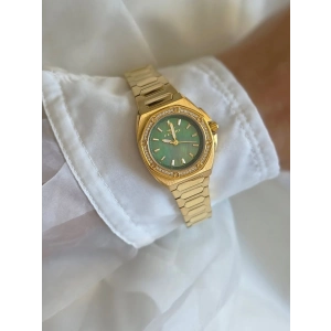 Ferro Sarı Çelik Kordon Kadın Kol Saati FL43026A-B6 3ATM Su Geçirmez 2 Yıl Garantili HediyePaketli