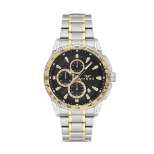 Ferro Sarı/Gümüş Çelik Kordon Erkek Kol Saati FM31441A-D2