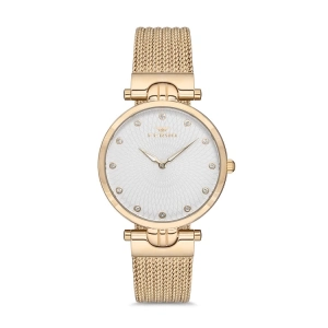 Ferro Sarı Hasır Kordon Kadın Kol Saati F21149C-B