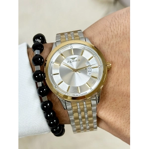 Ferro Sarı ve Gümüş Çelik Kordon Erkek Kol Saati F11561AWT-D 3ATM Su Geçirmez 2 Yıl Garantili