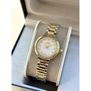 Ferro Sarı ve Gümüş Çelik Kordon Kadın Kol Saati FL21493A-D 3ATM Su Geçirmez 2 Yıl Garantili