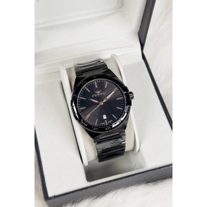 Ferro Siyah Çelik Kordon Erkek Kol Saati F11471A-G 3 ATM Su Geçirmez 2 Yıl Garantili Hediye Paketli