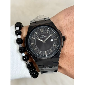 Ferro Siyah Çelik Kordon Erkek Kol Saati F11500AWT-G 3 ATM Su Geçirmez 2 Yıl Garantili HediyePaketli