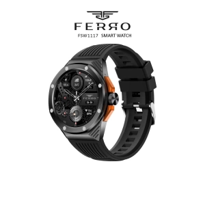 Ferro Siyah Silikon Kordon Akıllı Kol Saati FSW1117D-G