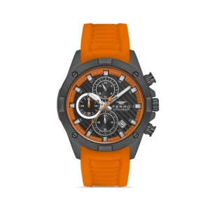 Ferro Turunucu Silikon Kordon Erkek Kol Saati FM31361D-ZL Fonksiyonları Aktif 3 ATM Su Geçirmez